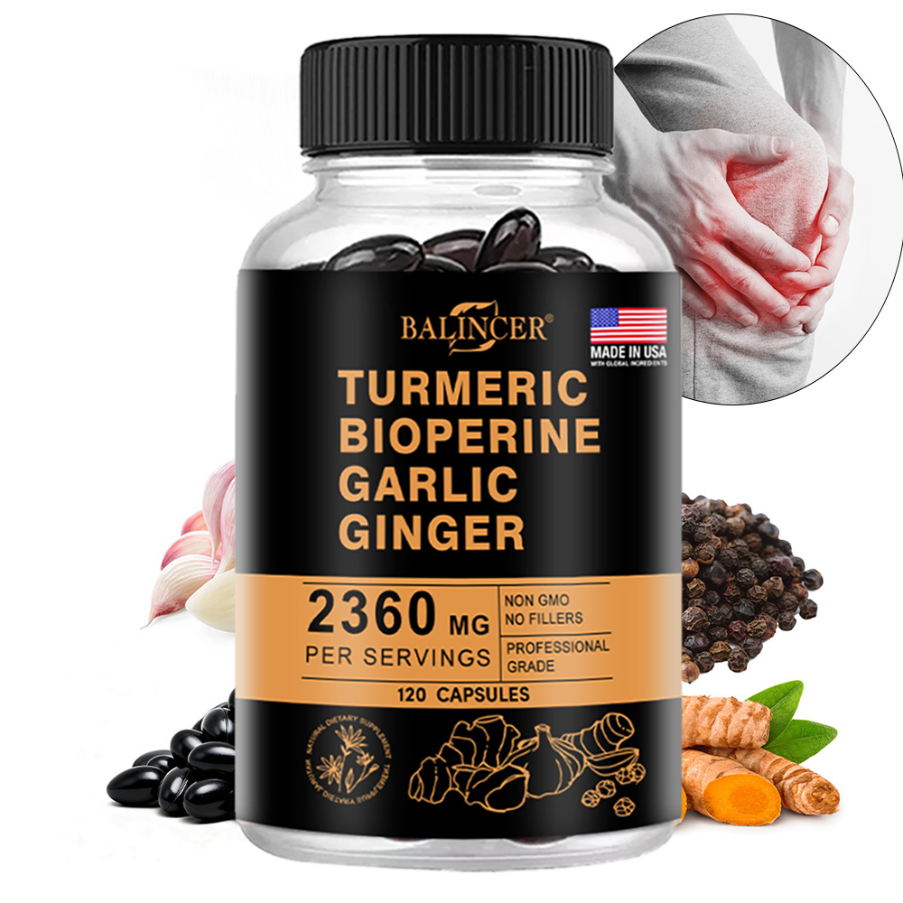 Turmeric Curcumin Capsule - Kapsul Kunyit Jahe 2360mg dengan Kurkumin
