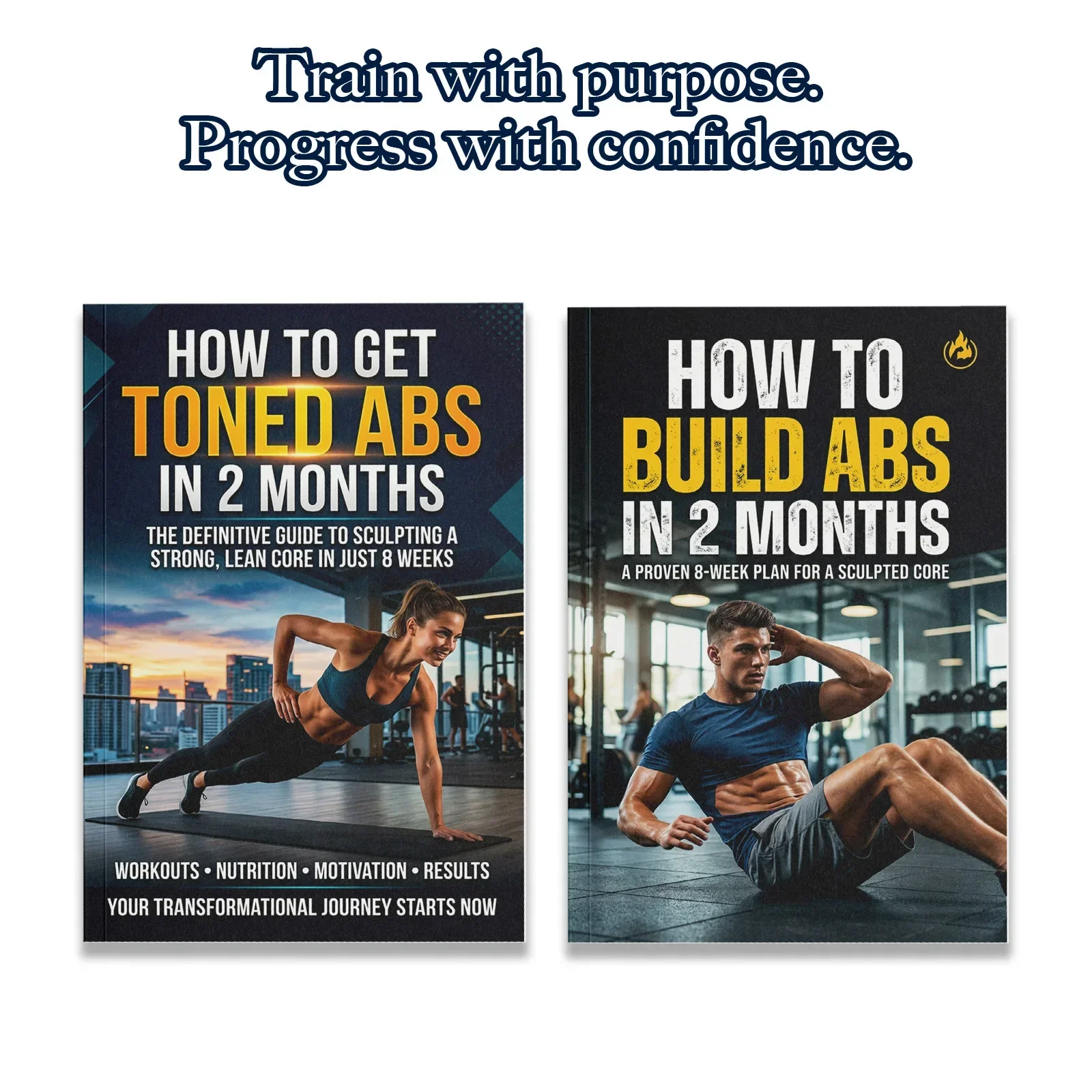 Fitness Nutrition Guide Book - 2 Buku Panduan Latihan Otot Perut
