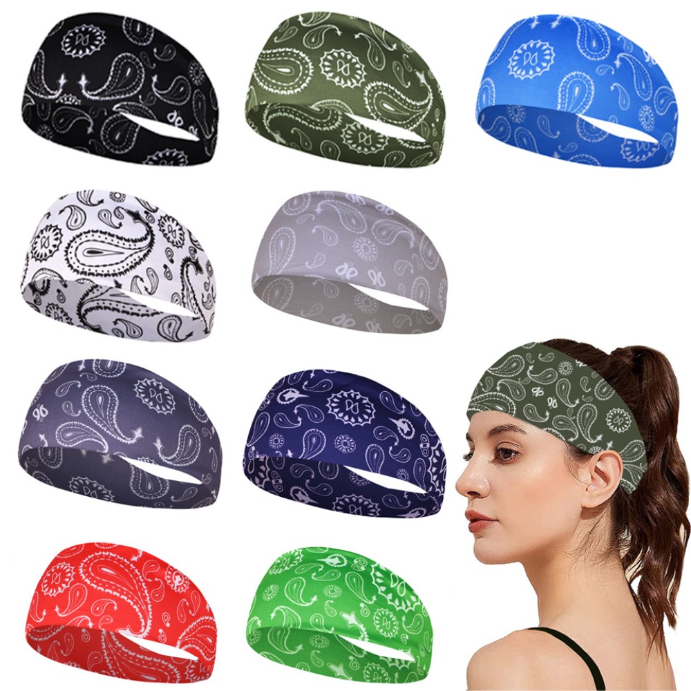 Fitness Nutrition Guide Book - Headband olahraga anti keringat portabel, penyerap