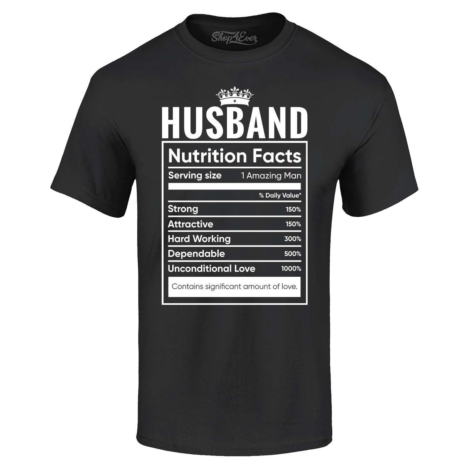 Nutrition & Fitness Station - Kaos Fakta Nutrisi Suami Hadiah Lucu