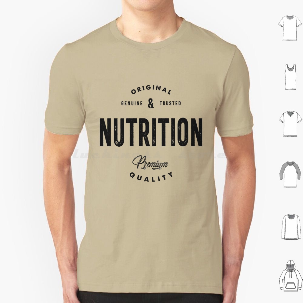 Nutrition & Fitness Station - Kaos Nutrisi Asli Katun Pria Wanita