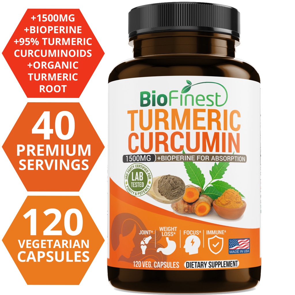 Biobesest Kurkumin 1500 Mg 95% - Turmeric Curcumin Capsule ulasan dan harga