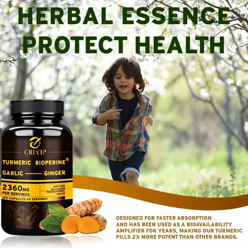 Suplemen Kunyit Jahe 4-in-1 -  - Turmeric Curcumin Capsule ulasan dan harga