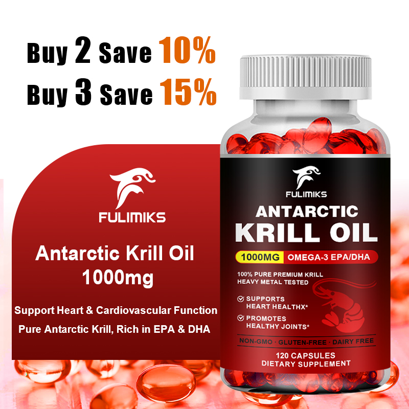 Suplemen Minyak Krill Alami 10 - Krill Oil Supplement ulasan dan harga