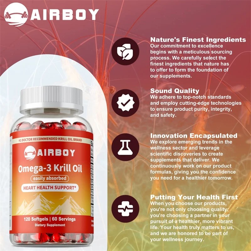 Minyak Krill Omega-3 dengan EP - Krill Oil Supplement ulasan dan harga