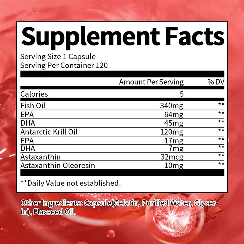 Suplemen Diet Astaxanthin Soft - Krill Oil Supplement ulasan dan harga