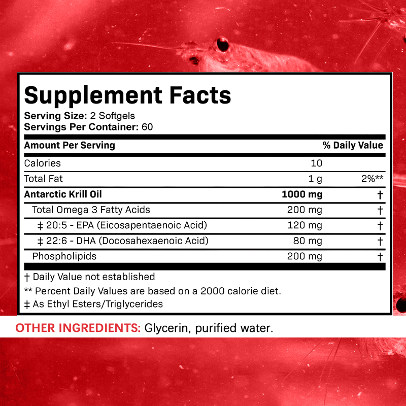 Minyak Krill Antartika 1000mg  - Krill Oil Supplement ulasan dan harga