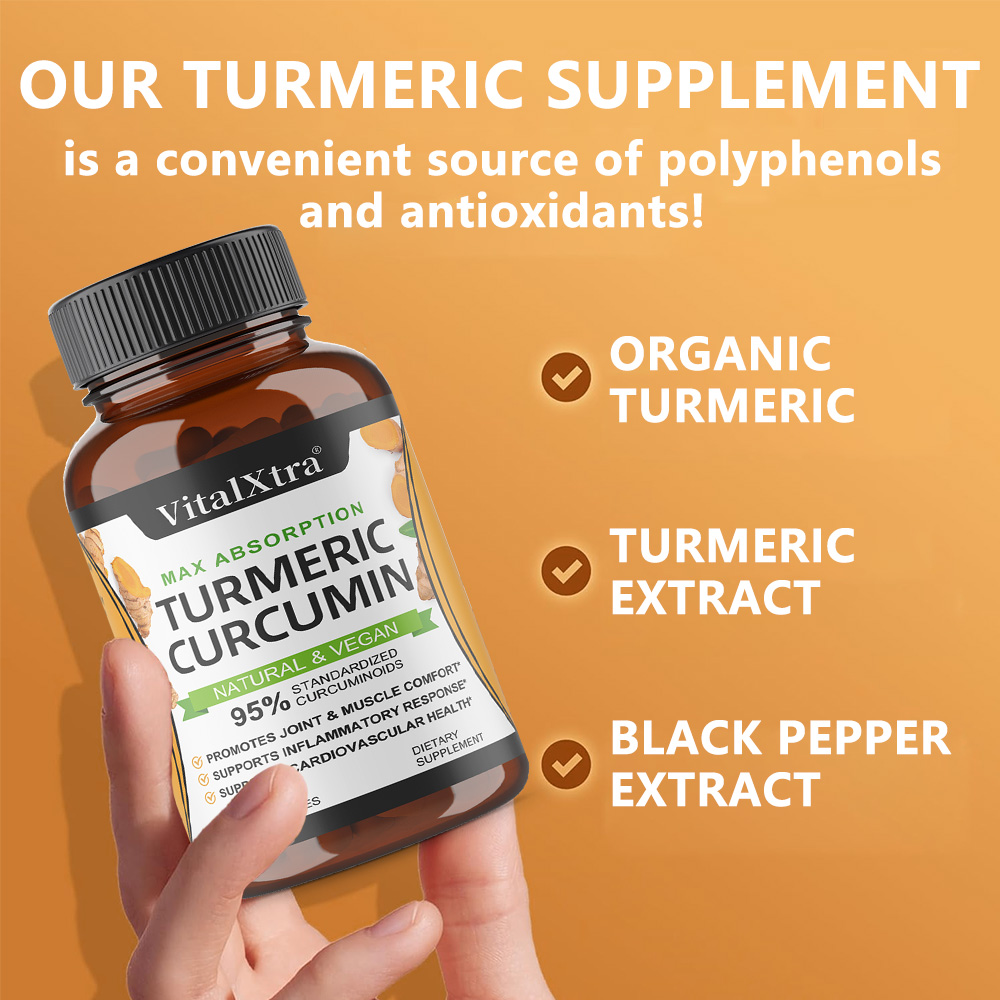 Kapsul Kunyit Kurkumin dengan  - Turmeric Curcumin Capsule ulasan dan harga