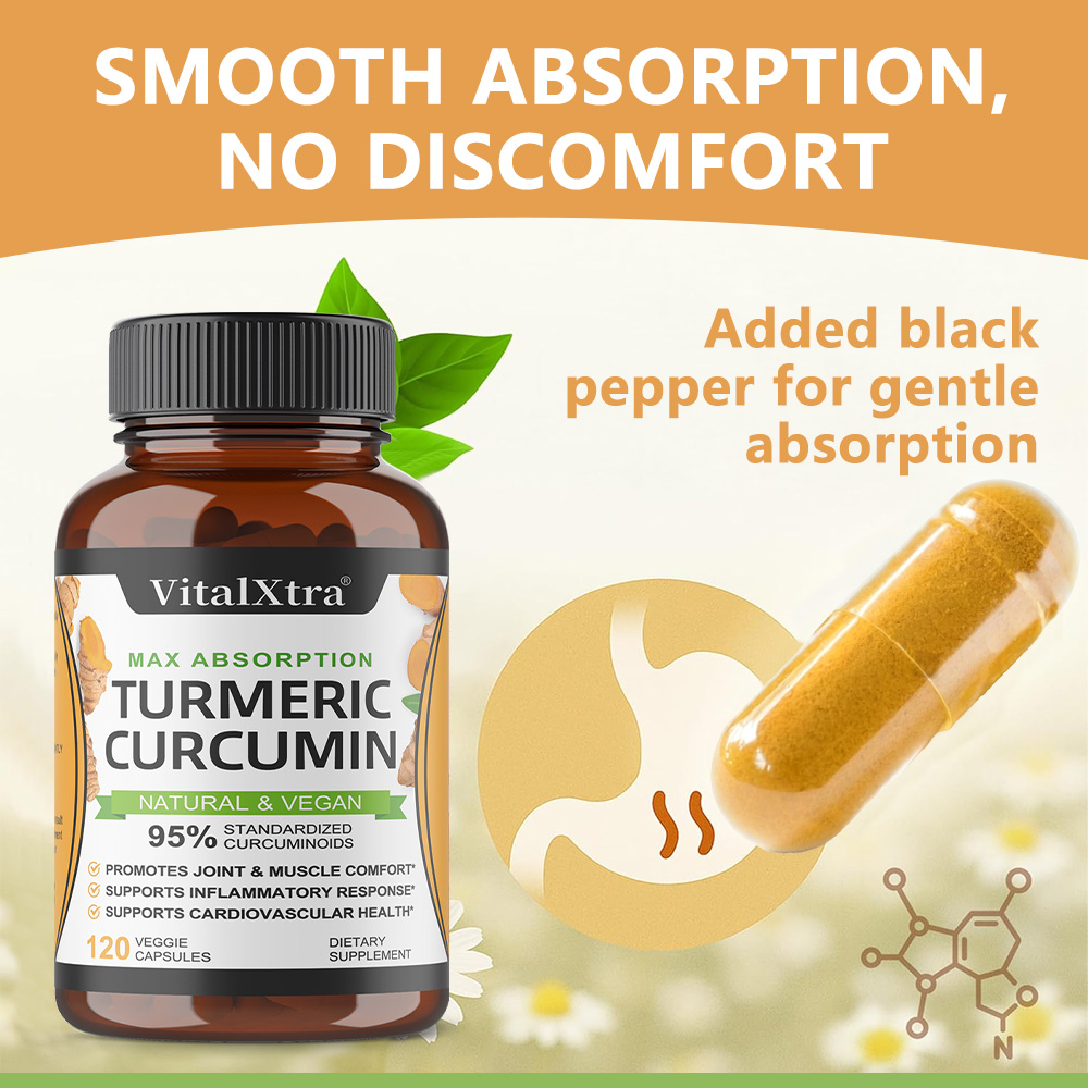 Kapsul Kunyit Kurkumin dengan  - Turmeric Curcumin Capsule ulasan dan harga
