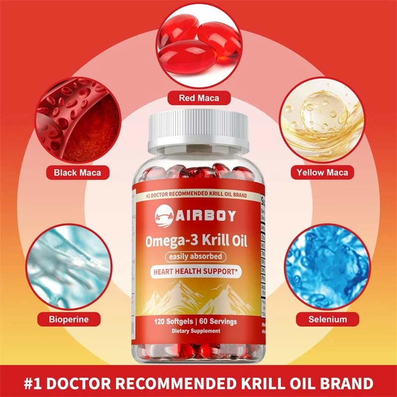 Minyak Krill Omega-3 dengan As - Krill Oil Supplement ulasan dan harga