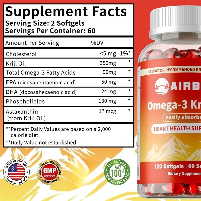 Minyak Krill Omega-3 dengan As - Krill Oil Supplement ulasan dan harga